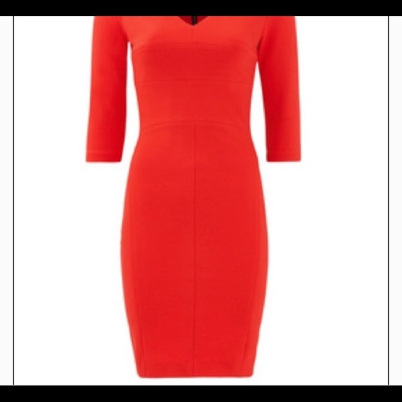 Narciso Rodriguez Angela Sheath Red Cocktail dress - Picture 3 of 5